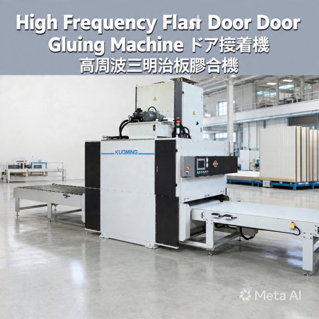 高週波三明治板膠合機